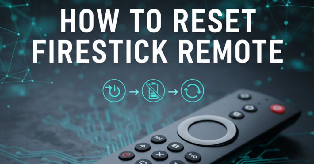 How to Reset Firestick Remote (Quick & Easy Fix Guide)