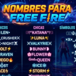 Nombres para Free Fire: Ideas Originales para Destacar