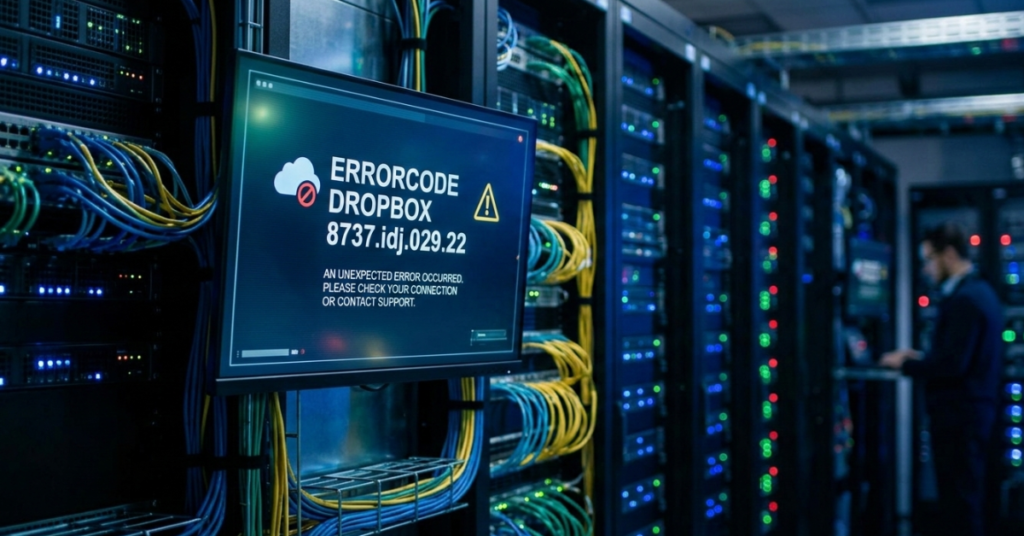 Errorcode Dropbox 8737.idj.029.22: Causes & Fixes Explained