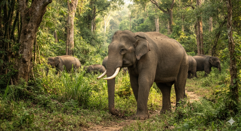 Indian elephants