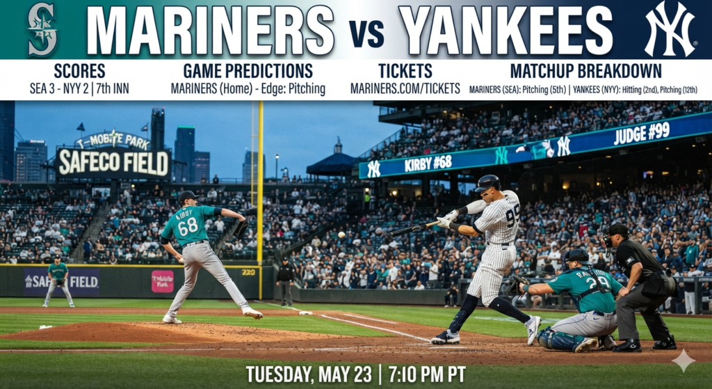 mariners vs yankees